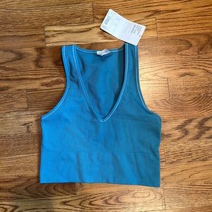Athleta Aurora Crop Rib Tank